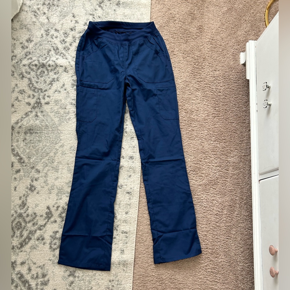 Cherokee size small/tall navy blue scrub pants